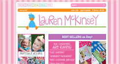 Desktop Screenshot of laurenmckinsey.com